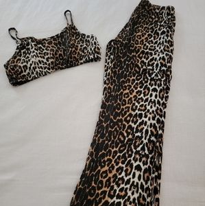 Leopard print pjs
